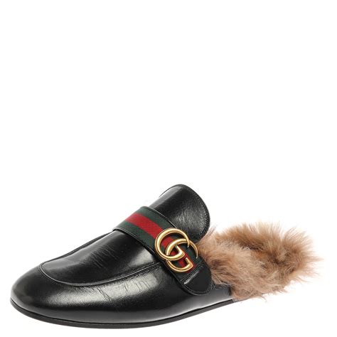 gucci shoes men fur